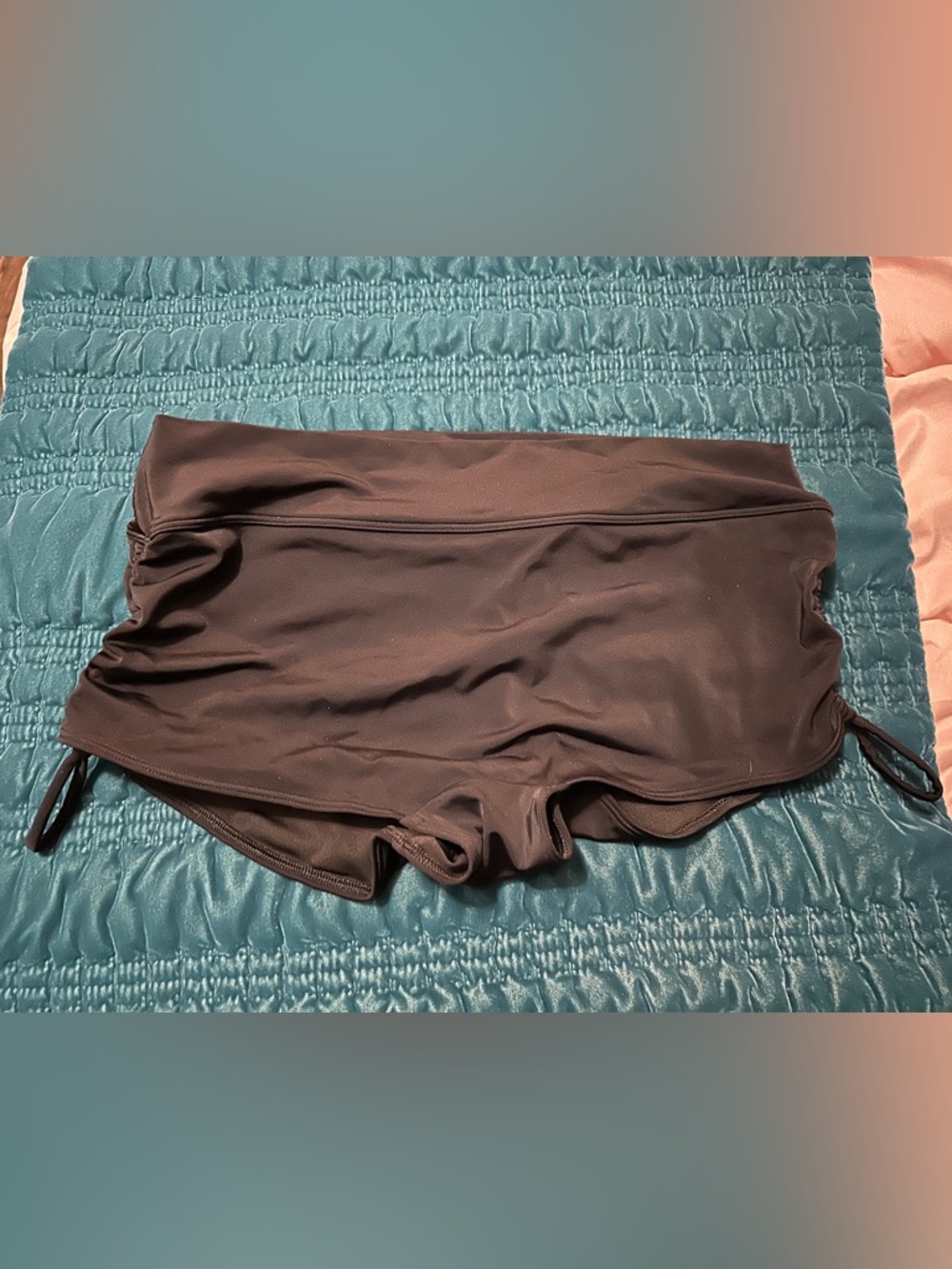 Women’s Black boyshort bikini bottoms